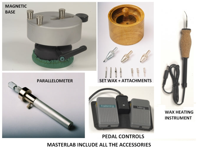 Masterlab Milling Parallelometer with Lighted Micromotor 10118001